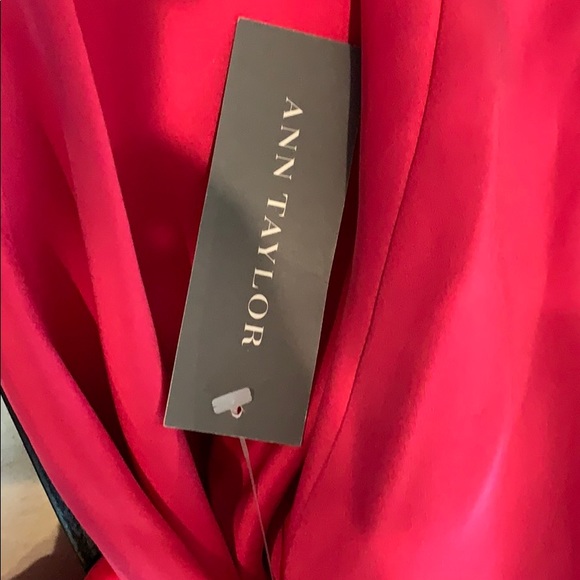 ๐น pink textured silk ๐ beautiful NWT Ann Taylor - Picture 6 of 6
